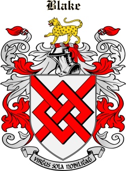 BLAKE family crest