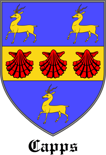 Capps family crest Capps family crest