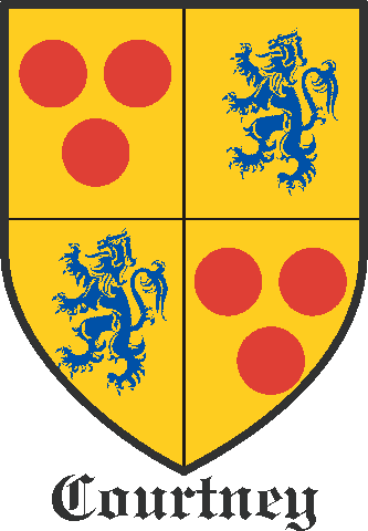 COURTNEY family crest COURTNEY family crest