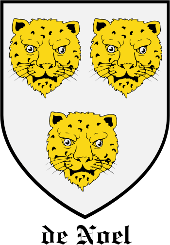 Noel family crest Noel family crest