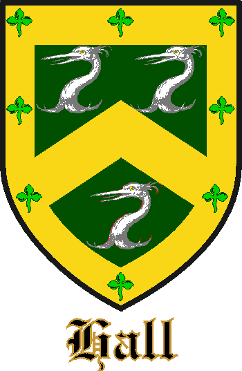 Hall family crest