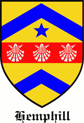 Hemphill family crest Hemphill family crest