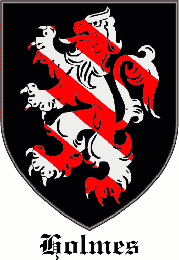 Holmes family crest Holmes family crest