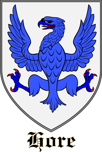 Hore family crest