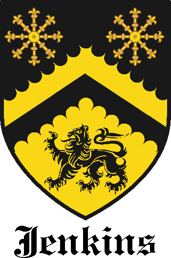 Jencken family crest Jencken family crest