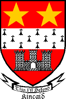 Kincaid family crest Kincaid family crest
