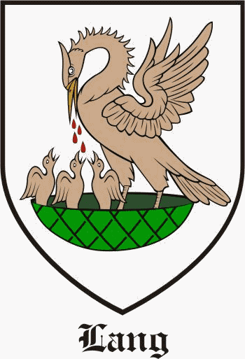 LANG family crest LANG family crest