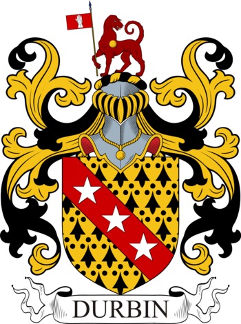 Durbin family crest Durbin family crest