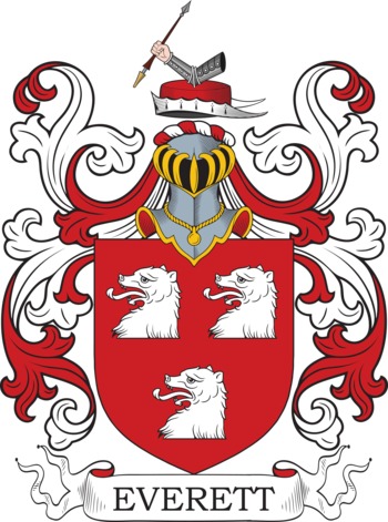 Everett family crest Everett family crest
