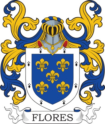 Flores family crest Flores family crest