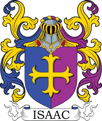 Isaac family crest Isaac family crest