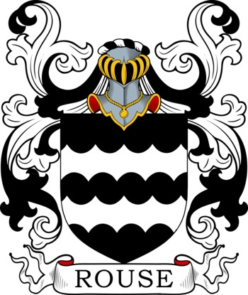 Rouse family crest