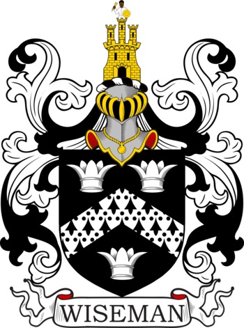 Wiseman family crest Wiseman family crest