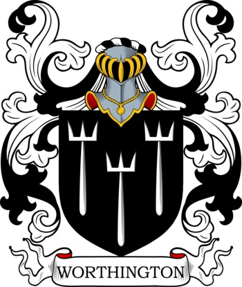WORTHINGTON family crest