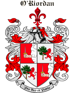 O'Riordan family crest