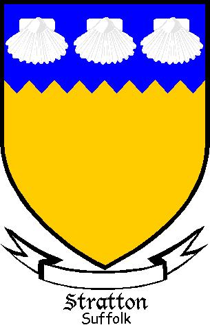 STRATTON family crest STRATTON family crest