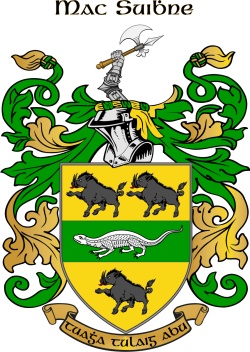 Sweeney family crest Sweeney family crest
