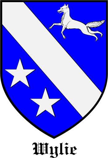 Wylie family crest Wylie family crest